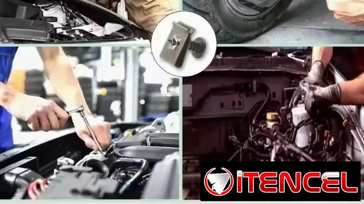 Pareja de tornillo y grapa para fijar plásticos, etc para su moto.