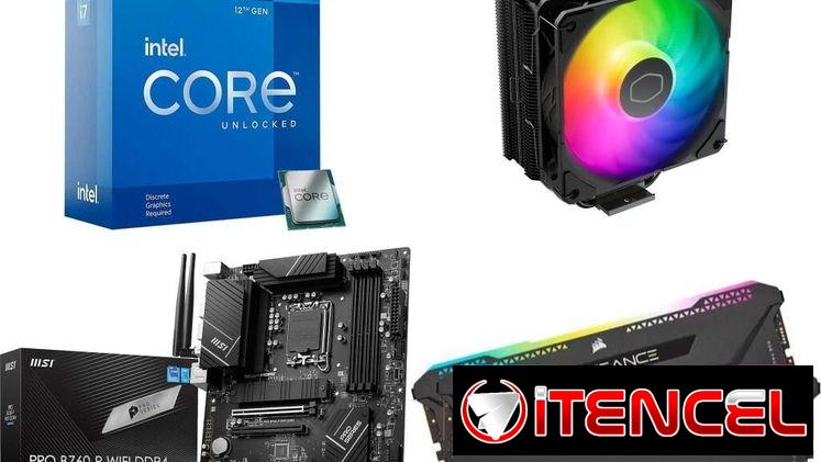 KIT KIT KIT 🤩 i7-12700KF -MSI Pro B760-P -32GB -DSIPADOR 🆕 0km