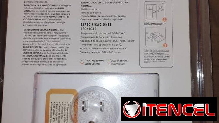 ‼️‼️‼️PROTECTORES DE VOLTAJE  110 V. Tiempo de Espera 👉3 min. ‼️‼️