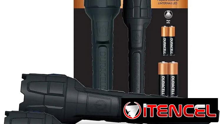 Linternas LED Duracell Heavy Duty 80 y 100 Lúmenes – Pack Doble