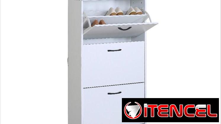 Zapateras de maderas con capacidad para 18 pares