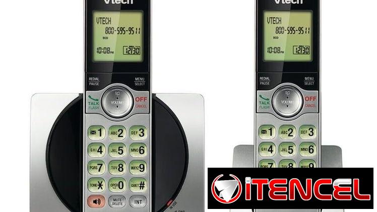 * Teléfono Inalámbrico con 2 Auriculares
