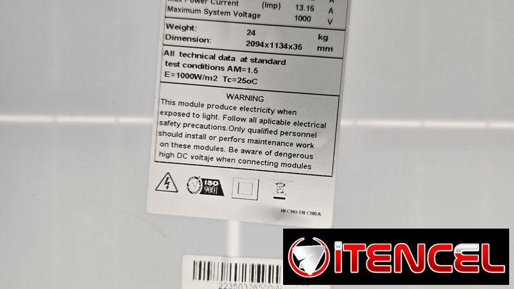 PANEL SOLAR DE 500W IDEAL PARA ESTACIONES DE ENERGÍA Y SISTEMAS FOTOVOLTAICOS EN SOLO 160 USD