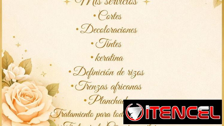 Si quieres lucir hermos@ no dudes en escribir para una cita
