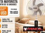 VENTILADOR SOLAR RECARGABLE 16″ STAVEL CON FACTRUA Y GARANTIA