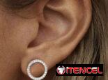Conjunto de aretes collar y anillo de plata 925