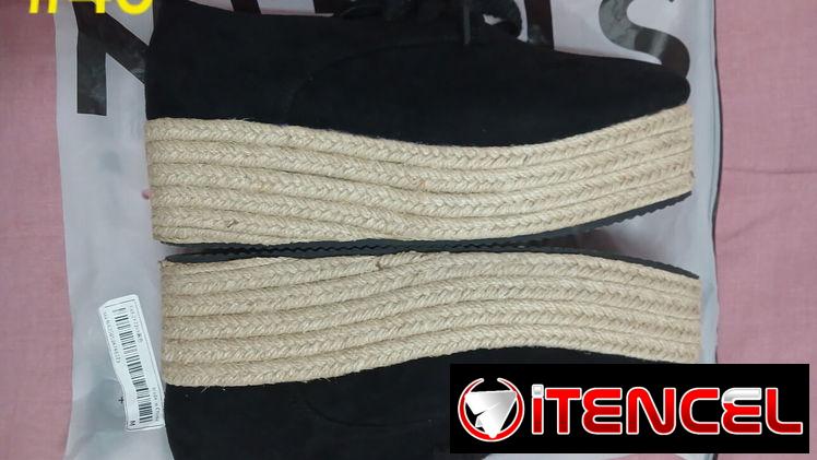 Zapatos negros de plataforma