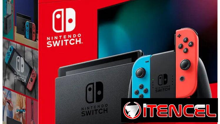 ☎️53544655 🛵 Entrega Gratis ⭐Nintendo Switch – Consola Híbrida con Joy-Con Azul/Rojo Neón ⭐