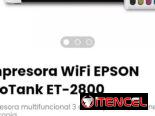Impresora WiFi EPSON EcoTank ET-2800 Impresora multifuncional 3 en 1: impresión, escaner y fotocopia