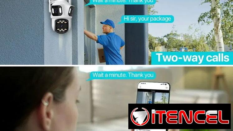 Cámaras Wi-fi triple lente