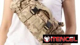 Canguro o cangurera impermiable extragrande 4 zipper de estilo militar para hombre y mujer.