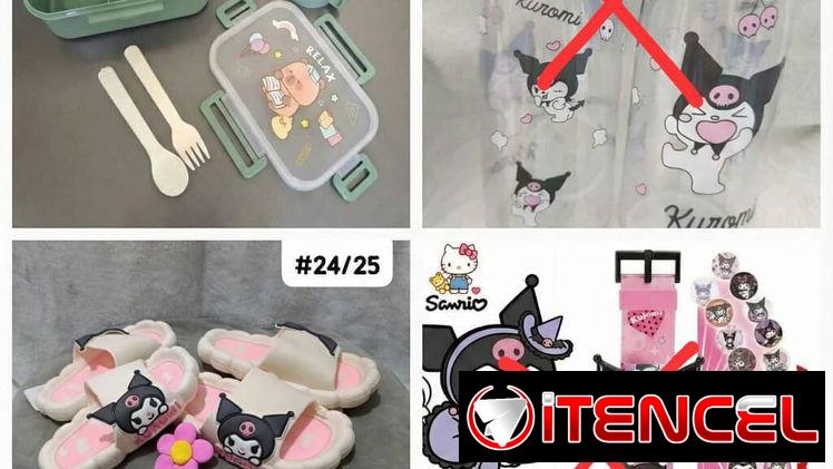 Chancletas De Kuromi y Loncheras