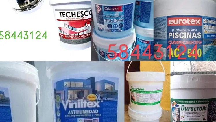 Pintura PISCINA, IMPERMEABILIZANTE Y VINIL