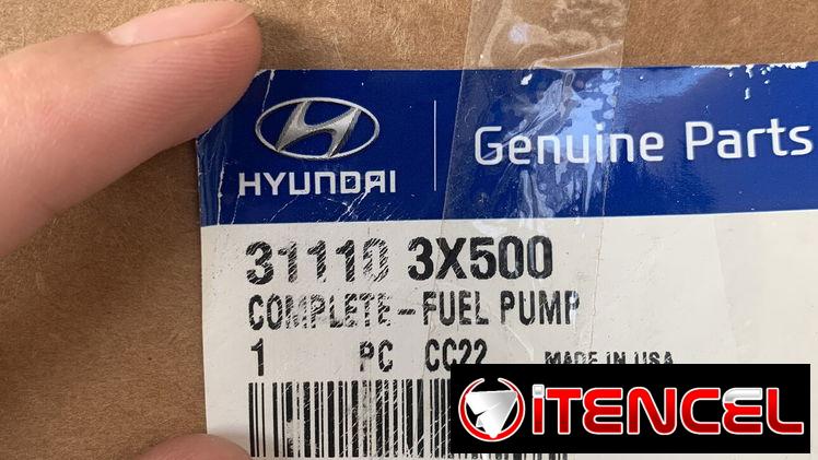 Aforador y filtro de HYUNDAI