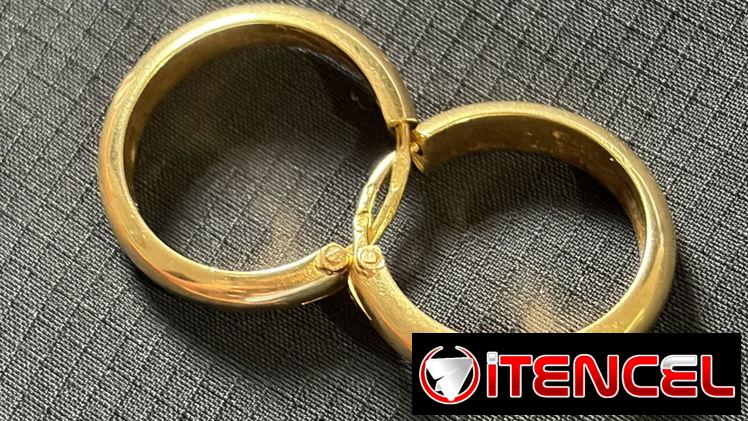 Argollas originales de fábrica de oro 18K