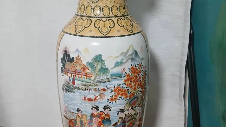 Jarrón chino de los años 1950,a 100usd
