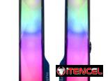 Periphio RGB 2.0 Channel Soundbar Bluetooth | Bocina RGB para PC en La Habana