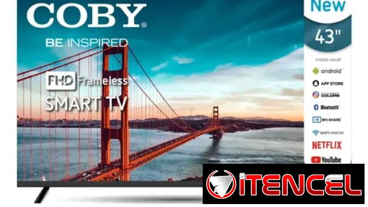 Televisores Smart TV COBY  SMART TV COBY 32″ FULL HD 💲150 SMART TV COBY 43″ FULL HD 💲220
