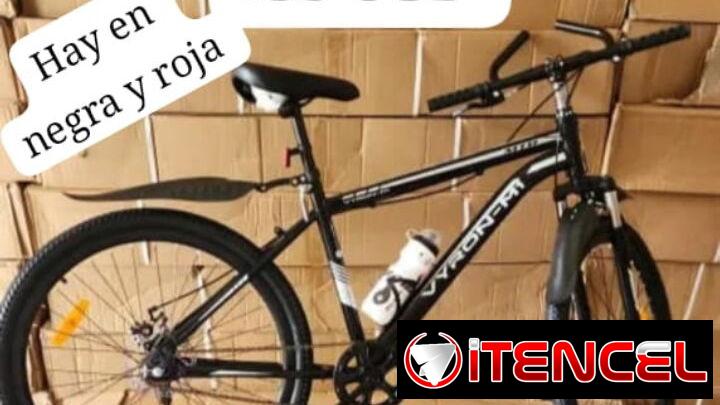 Bicicleta 26″ de hombre hay en negra y roja