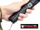 🔦 Linterna LED Recargable de Alta Potencia 💥 5 Modos | Zoom Ajustable | USB | Resistente al Agua | Camping, Emergencia