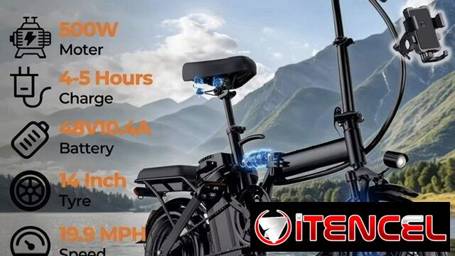 🚨Bicimoto. Bicicleta electrica 500W plegable