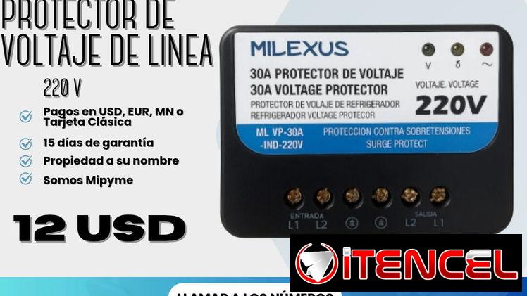 ⚡ PROTECTORES DE VOLTAJE 220 V PARA TUS ELECTRODOMÉSTICOS  ✅ TRADICIONALES Y DE LÍNEA  💲12 USD