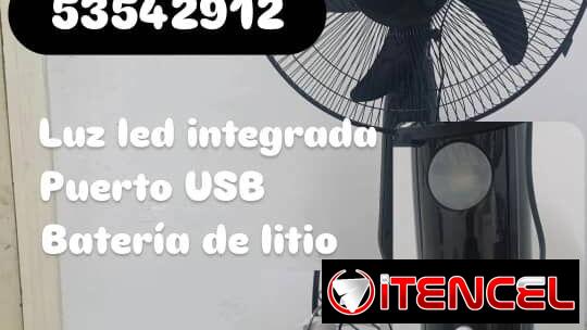 Ventiladores recargables