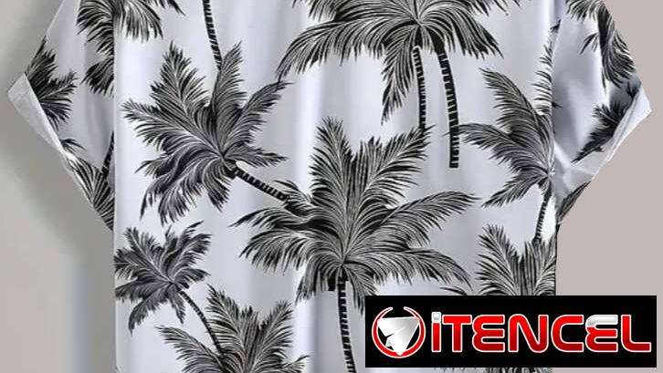 Camisa playera para hombre, mangas cortas. Talla M