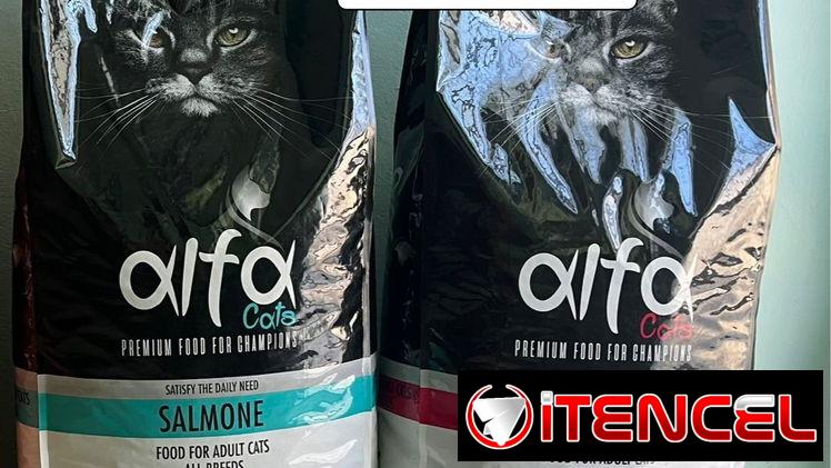 Pienso para gatos marcas Feline y Alfa de 2kg y 20kg