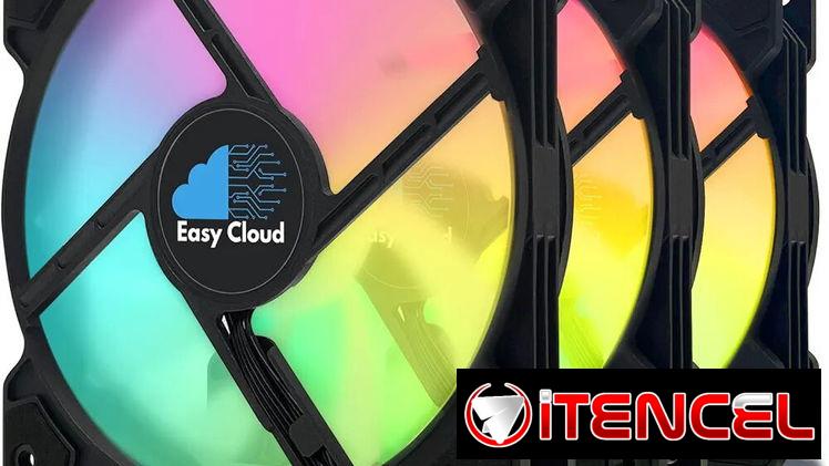 Kit de 3 ventiladores con iluminación ARGB nuevos