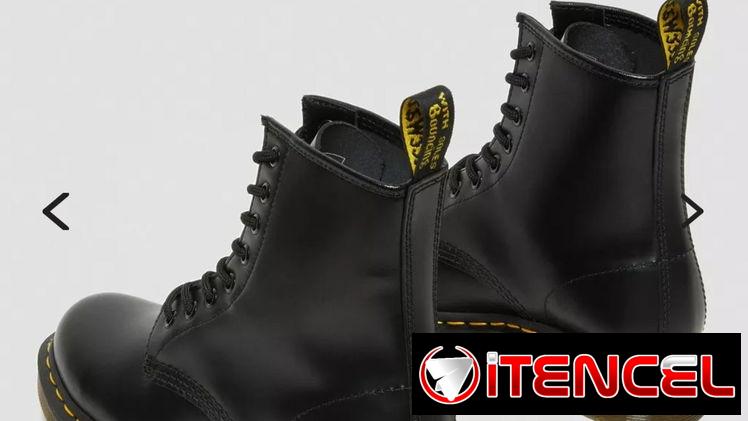 Botas de piel lisa.