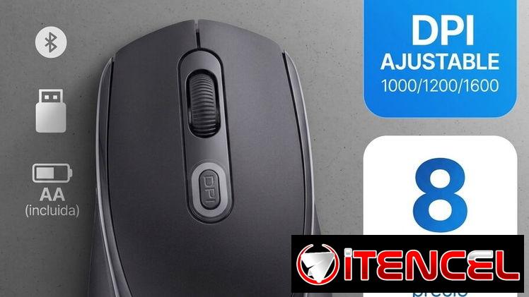 🖱️EL MOUSE IDEAL SI EXISTE 🖱️ MOUSE INALÁMBRICO MARCA 1 HORA. TENEMOS MENSAJESIA CON FACTURA Y GARANTÍA. 54833699
