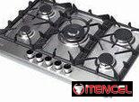 Excelente Cocina de Gas Empotrada Italiana de Acero Inoxidable, marca Drija Milan 90. NUEVA en su caja
