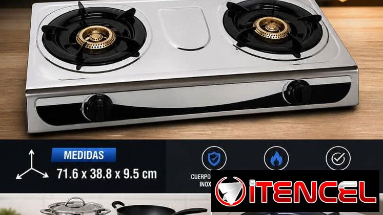 🔥🍳 COCINA DE GAS BALITA 2 HORNILLAS