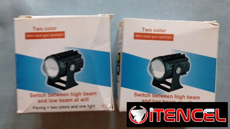 Luces para motos en su caja,  10$ la pareja