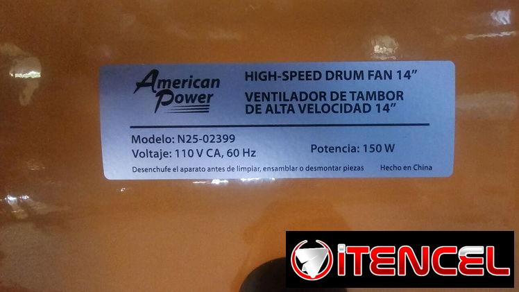 ‼️ Ventilador de turbina de alta velocidad ‼️