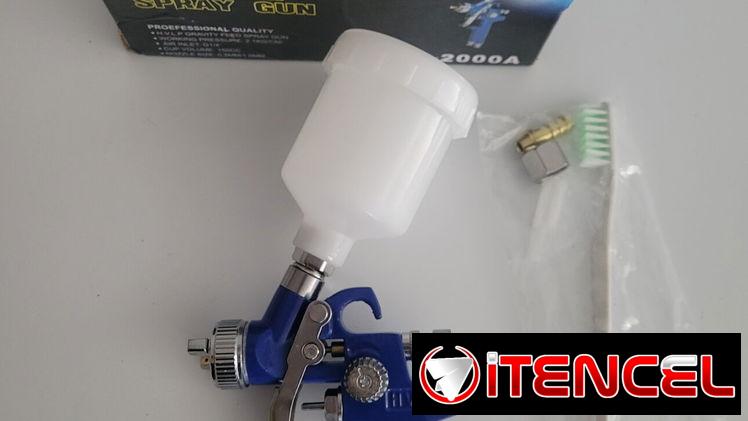 Pistola de pintar ORAZZIO…1.0 mm bokilla ….120ml vaso