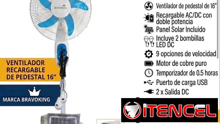 ventiladores recargables
