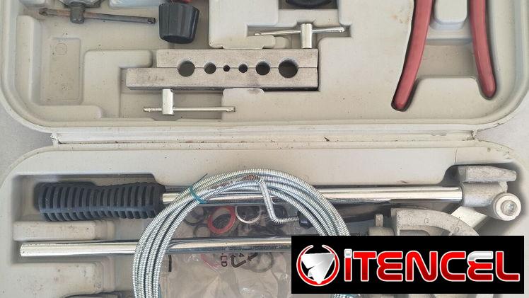 🛠️✨ Kit completo de corte, doblado y abocardado de tubos – Estuche profesional ✨🛠️