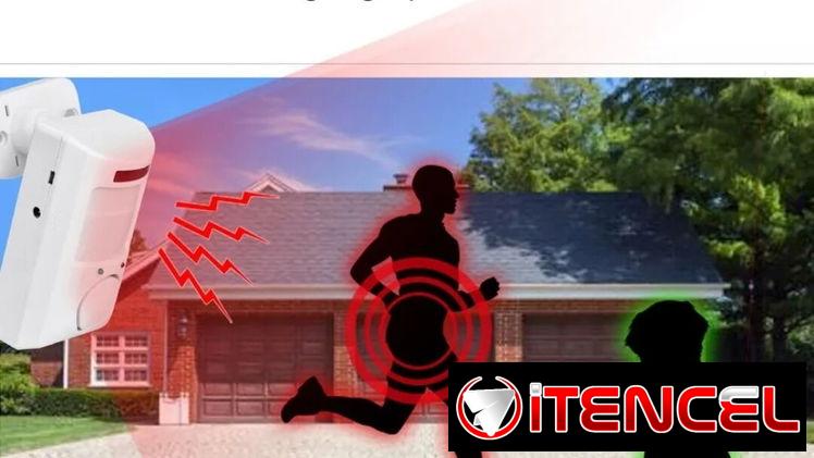 Alarma inalámbrica Inflarojo con sensor de movimiento
