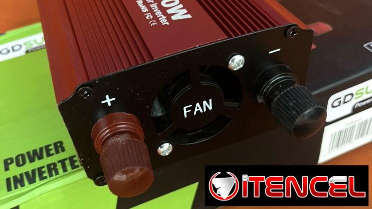 Inversor convertidor de corriente 12v – 110v