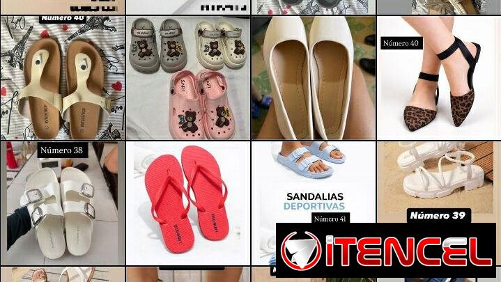 Hermosas chancletas y sandalias de mujer 🌸 Crocs, suecos y pantuflas! Del 36 al 41