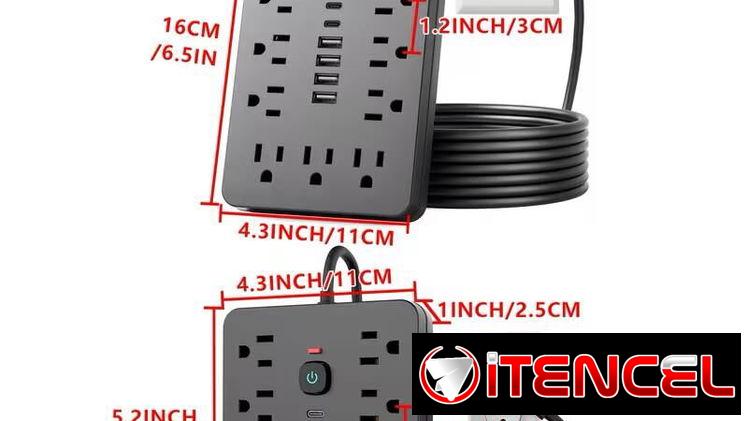 🔌 Enchufe de Pared Multifuncional 17-en-1 – Nuevo