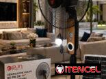 Ventilador recargable + panel solar