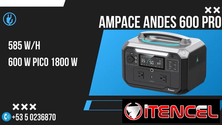 ✅AMPACE ANDES 300 256 WH 300W PICO 450W 200 USD ✅️ECO FLOW DELTA MAX 2400W PICO 5000W 2016WH 1250USD PLANTAS ELÉCTRICA