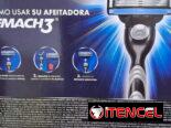 Estuche de maquina de afeitar guillette Mach3 con Shampoo.