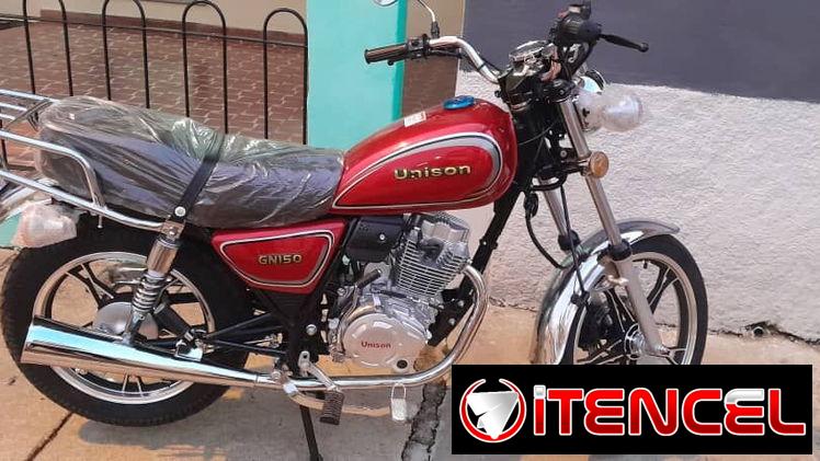 Unison 150cc en roja 2050usd