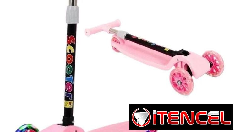 Carriola Monopatín De Pie Plegable Para Niñas y niños 2-8 Años .