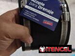 Acople / Coplin para sanitaria tuberías de 110 / 100 4″ pulgadas de barro acero hierro pvc plástico