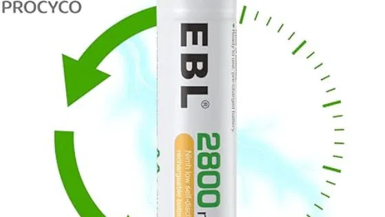 Pilas Recargables AA 2800 mah EBL (2 Unidades)